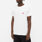 Isabel Marant Men's Zafferh Small Logo T-Shirt in White/Pink