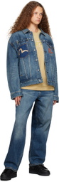Evisu Indigo Graffiti Daicock Jeans