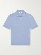 Altea - Pierre Lyocell and Cotton-Blend Polo Shirt - Blue