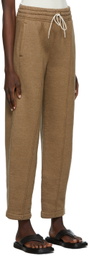 AGOLDE Brown Bow Leg Lounge Pants