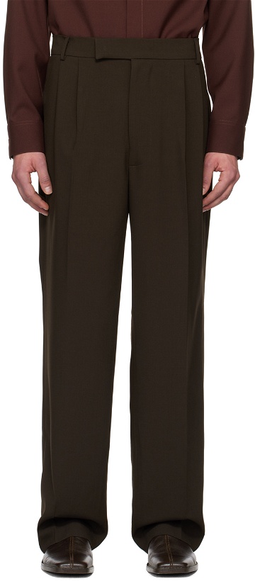 Photo: The Frankie Shop Brown Beo Trousers