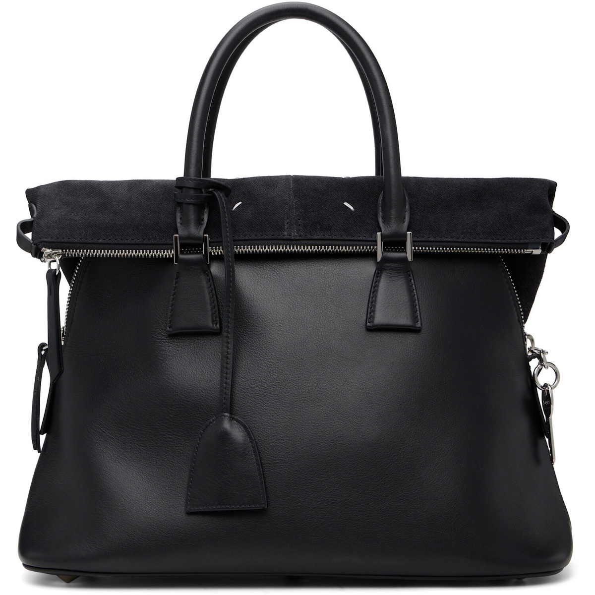 Maison Margiela Black 5AC Soft Medium Tote