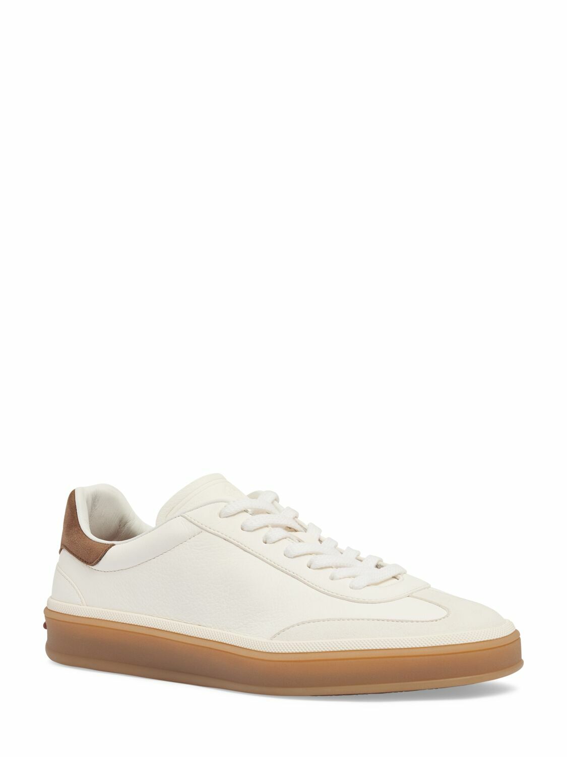 LORO PIANA - Tennis Walk Leather Sneakers Loro Piana