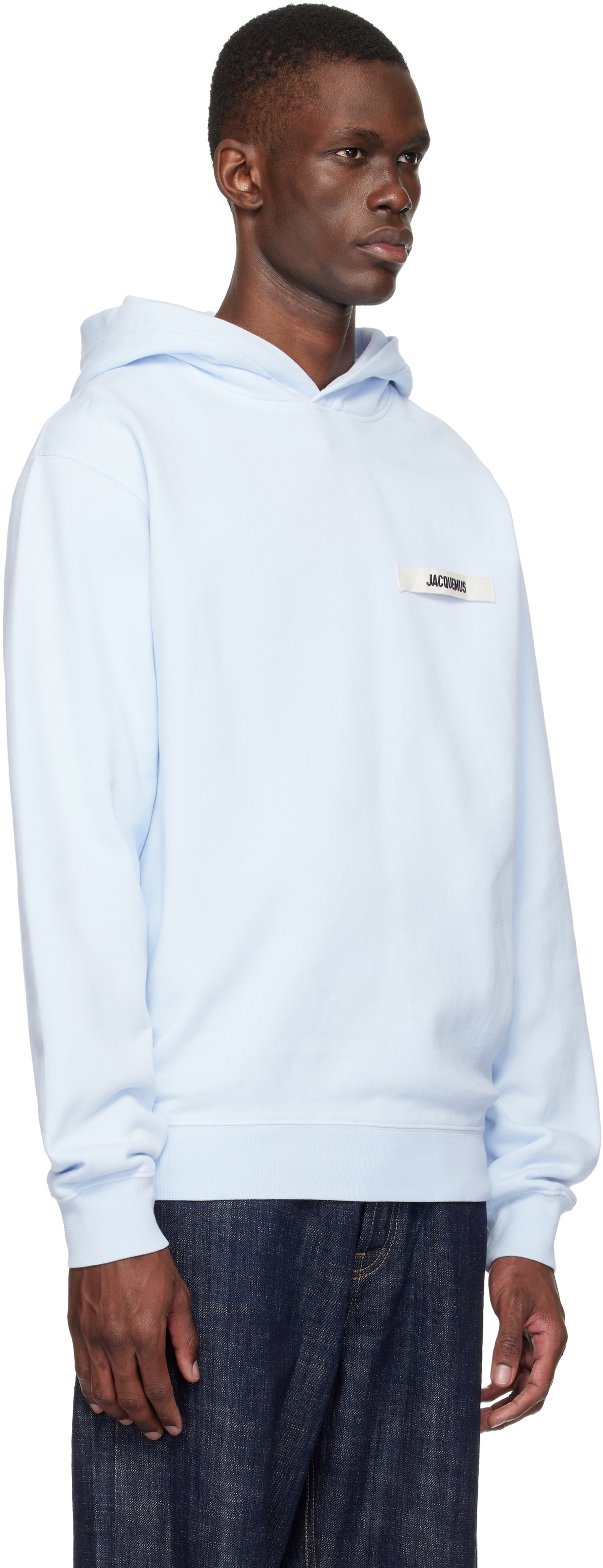 JACQUEMUS Blue 'The Gros Grain' Hoodie