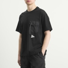 And Wander Men's Pocket T-Shirt in Black