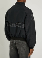 Cherry Los Angeles Championship Embroidered Shell Jacket Black