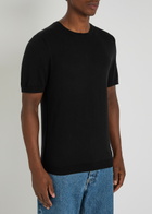 Rag & Bone Aulton Fine-knit T-shirt Black
