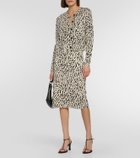 Proenza Schouler White Label printed silk-blend cardigan