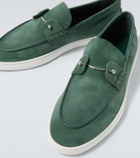Christian Louboutin Chambeliboat leather slip-on shoes