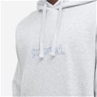 POSTAL Men's Outline Logo Hoodie in Marl Grey