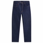 Beams Plus Men's 5 Pocket Wide Denim Jeans in Indigo