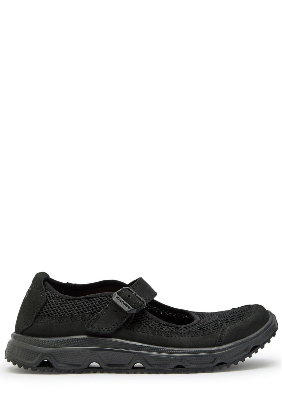 Salomon RX Marie-jeanne Mesh and Nubuck Sneakers Black