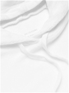 Save Khaki United - Garment-Dyed Organic Cotton-Terry Hoodie - White