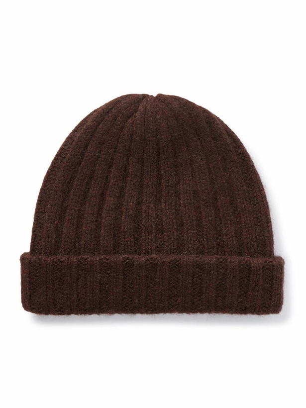 Photo: The Elder Statesman - Ranger Ribbed Cashmere Beanie