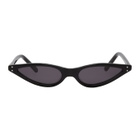 George Keburia Black Micro Cat-Eye Sunglasses