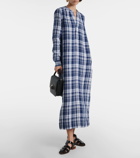 Polo Ralph Lauren Plaids linen maxi dress