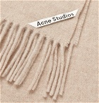 Acne Studios - Canada Fringed Wool Scarf - Men - Neutral