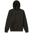 Fear of God ESSENTIALS Logo Popover Hoodie in Off Black