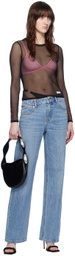 Alexander Wang Blue Bikini Layer Jeans