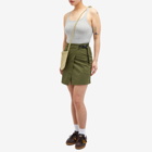 Gramicci Women's Wrap Mini Skirt in Olive