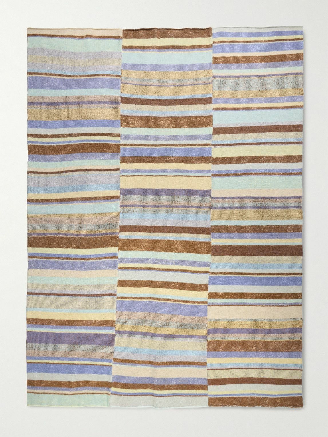 The Elder Statesman - Striped Cashmere Blanket