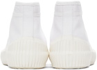 A.P.C. White Iggy High-Top Sneakers