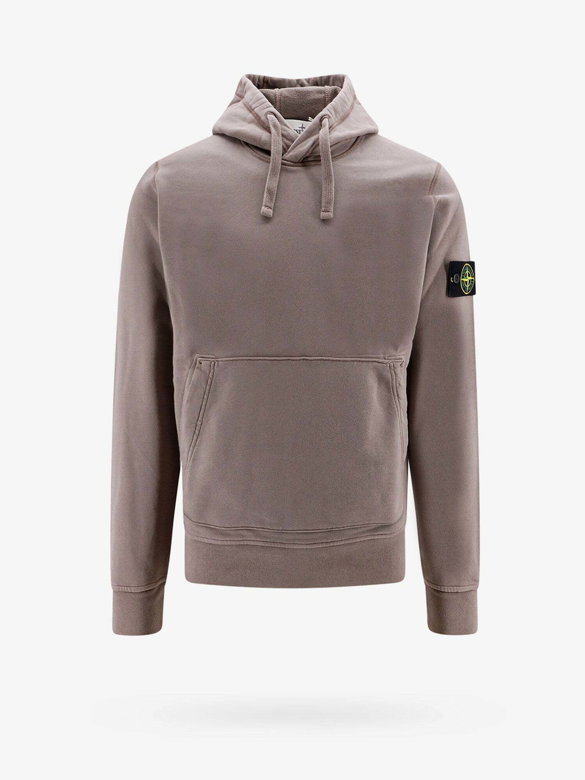 Mens grey best sale stone island hoodie