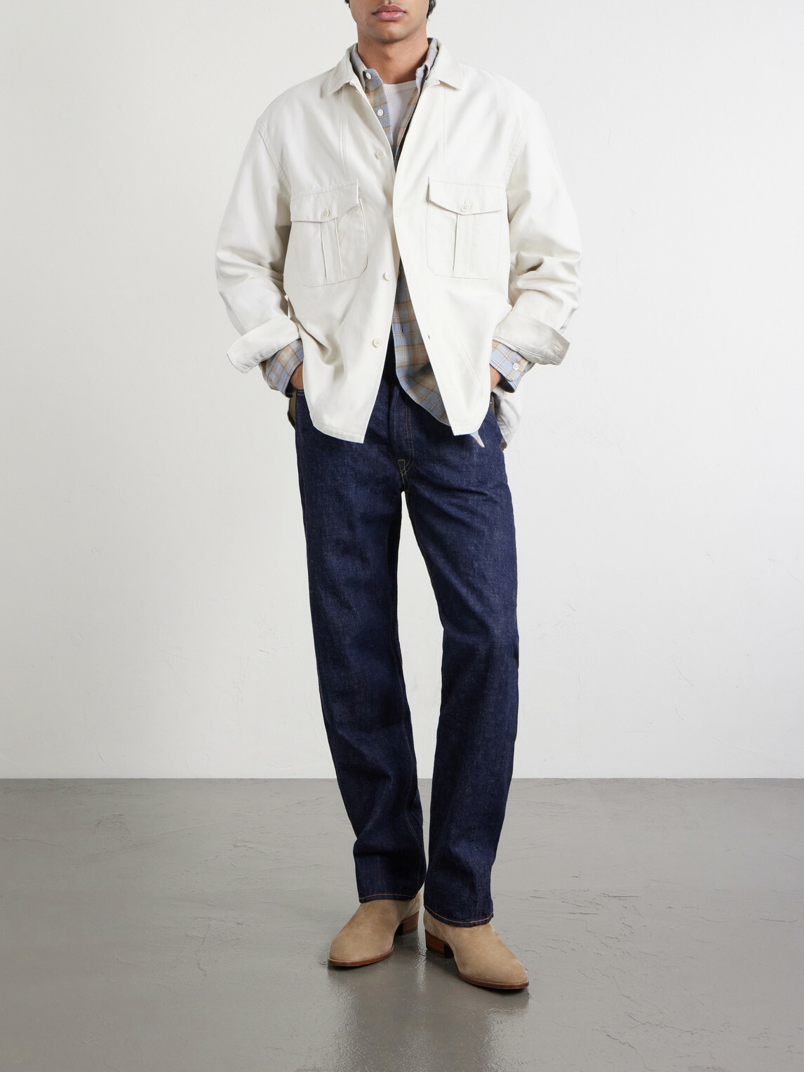 FULLCOUNT - 1101 Straight-Leg Selvedge Jeans - Blue