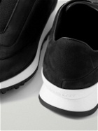 John Lobb - Lift Nubuck Slip-On Sneakers - Black