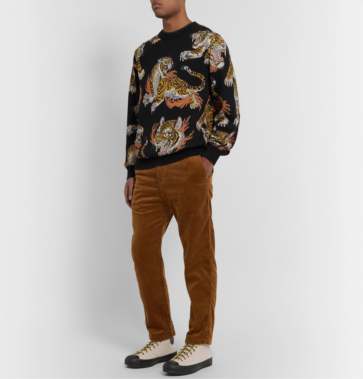 Zara men tiger print sweatshirt hot sale