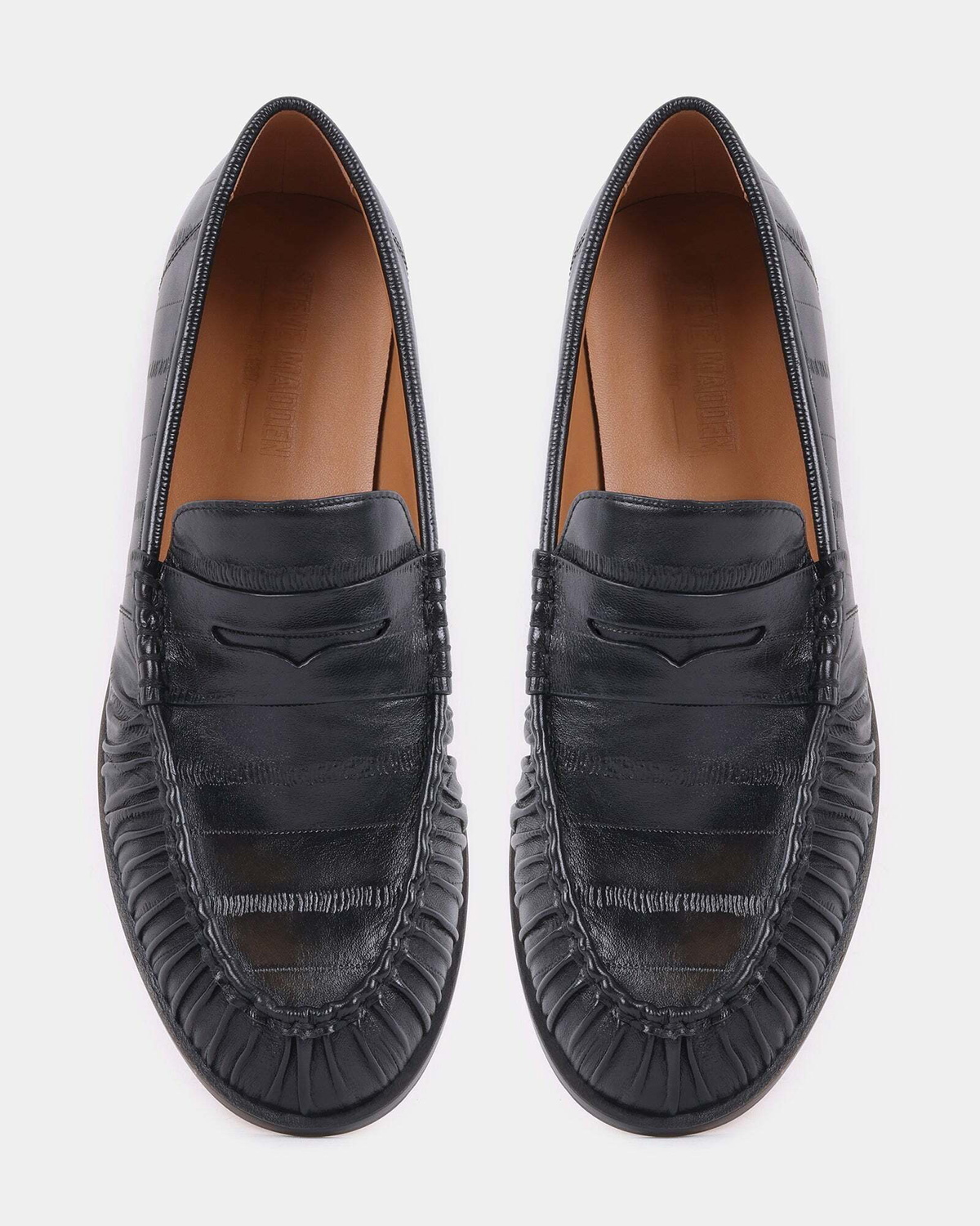 Steve Madden Quincey Dress Shoes in Black Eel