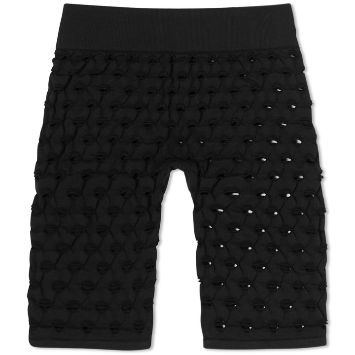 Photo: Maisie Wilen Women's Perforated Shorts in Black