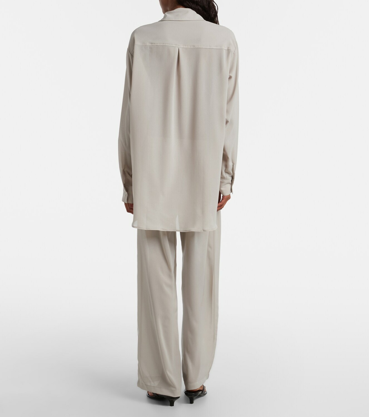 Jade Swim Mika sheer wide-leg pants