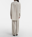 Jade Swim Mika sheer wide-leg pants