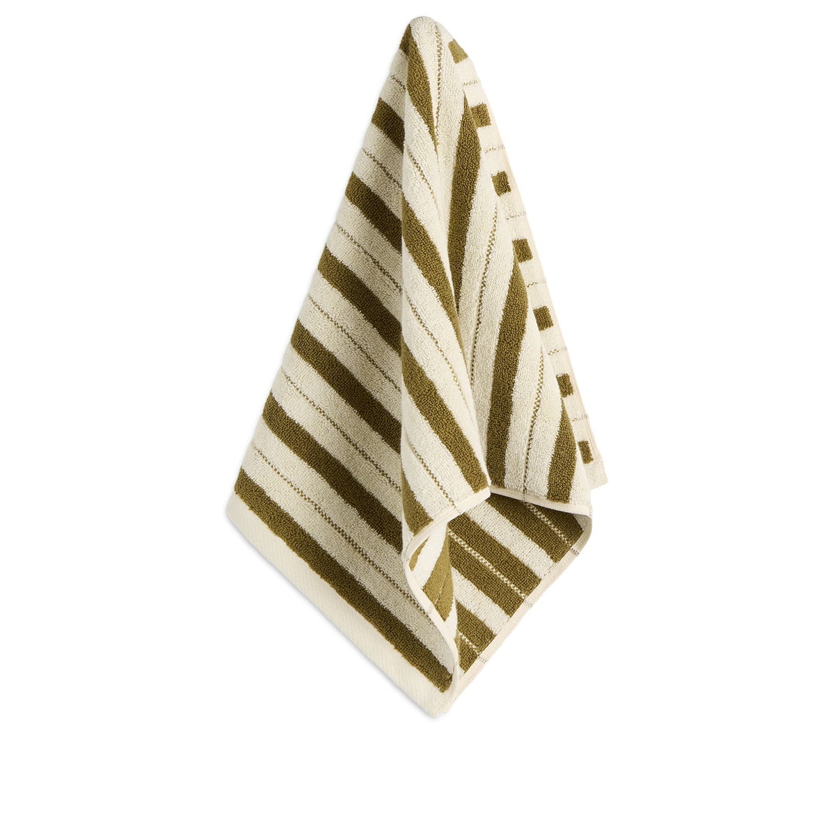 Baina San Luis Hand Towel in Caper/Chalk 
