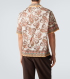 Etro Paisley cotton bowling shirt