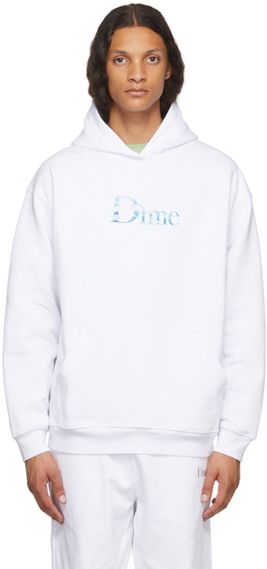 Photo: Dime White Classic Chemtrail Hoodie