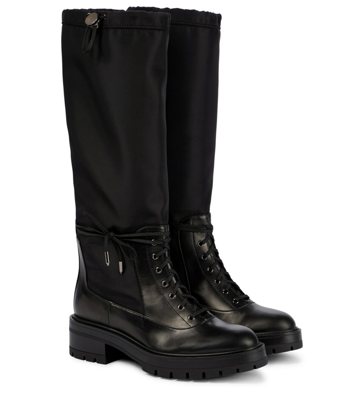 Photo: Aquazzura Rain Boot 45 knee-high leather boots