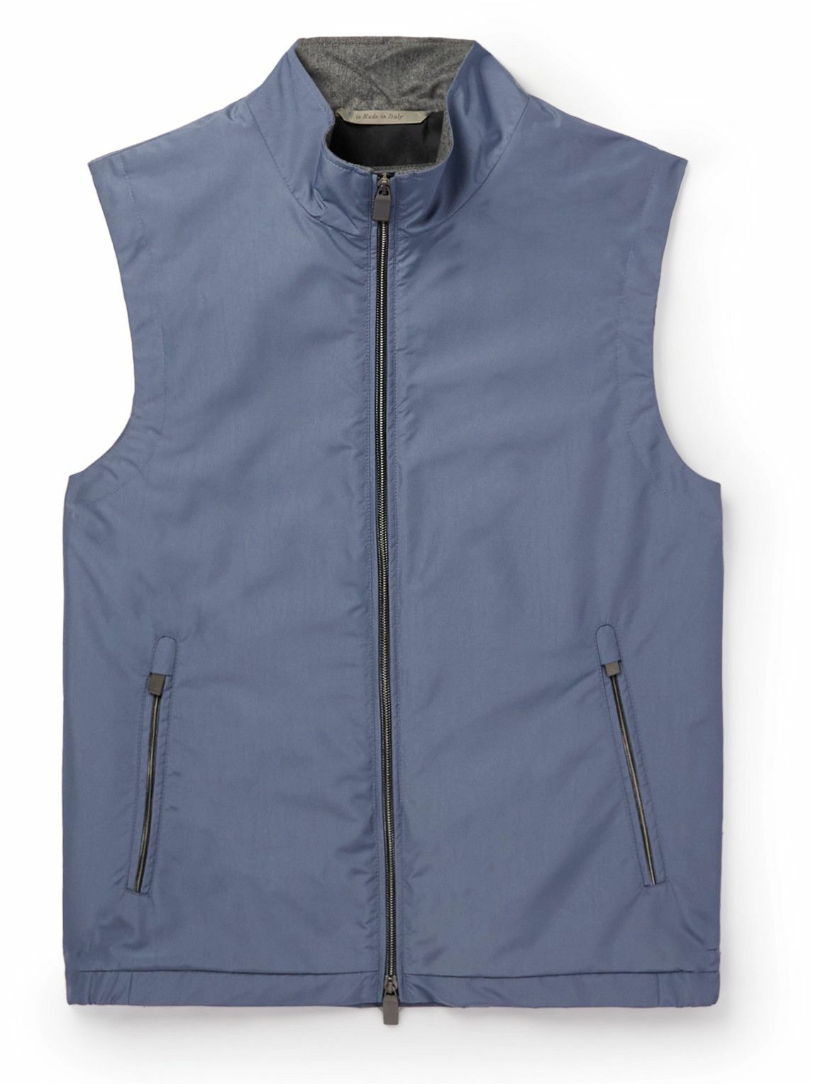 Canali - Slim-Fit Merino Wool Vest - Men - Navy Canali