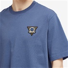 Maison Kitsuné Men's Surf Collage T-Shirt in Storm Blue