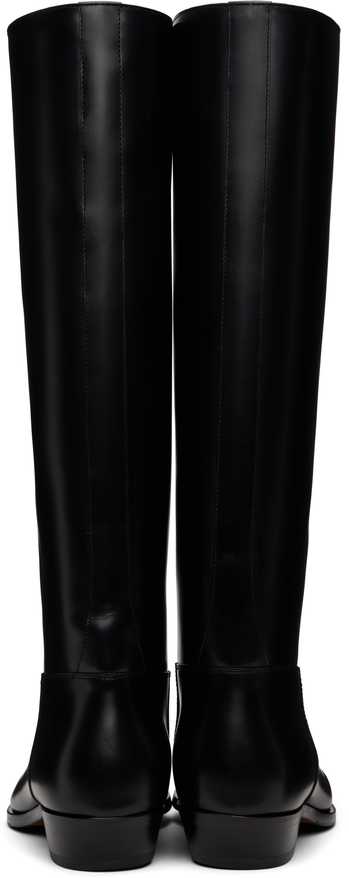 The Row Black Western Tall Boots