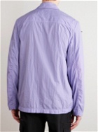 SAIF UD DEEN - Garment-Dyed Shell Overshirt - Purple