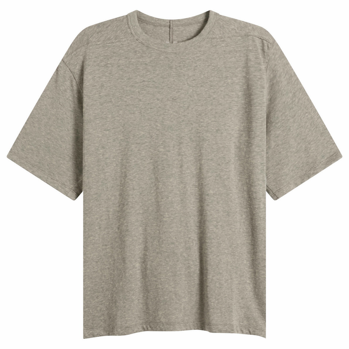 Rick Owens Men's Brad T-Shirt in Grey Melange Rick Owens