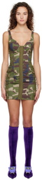 adidas x IVY PARK Green Camouflage Minidress