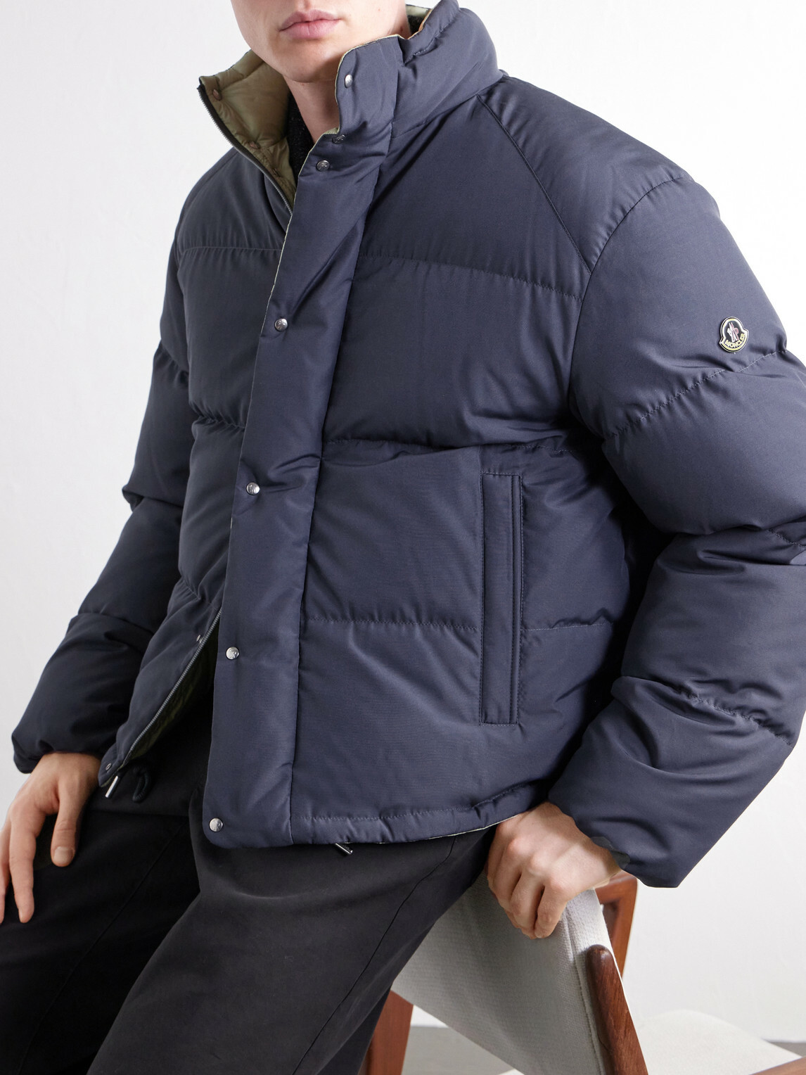 Moncler - Verone Quilted Shell Down Jacket - Blue