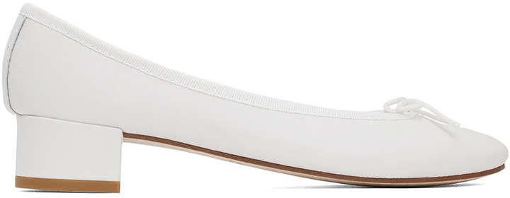 Photo: Repetto White Camille Heels