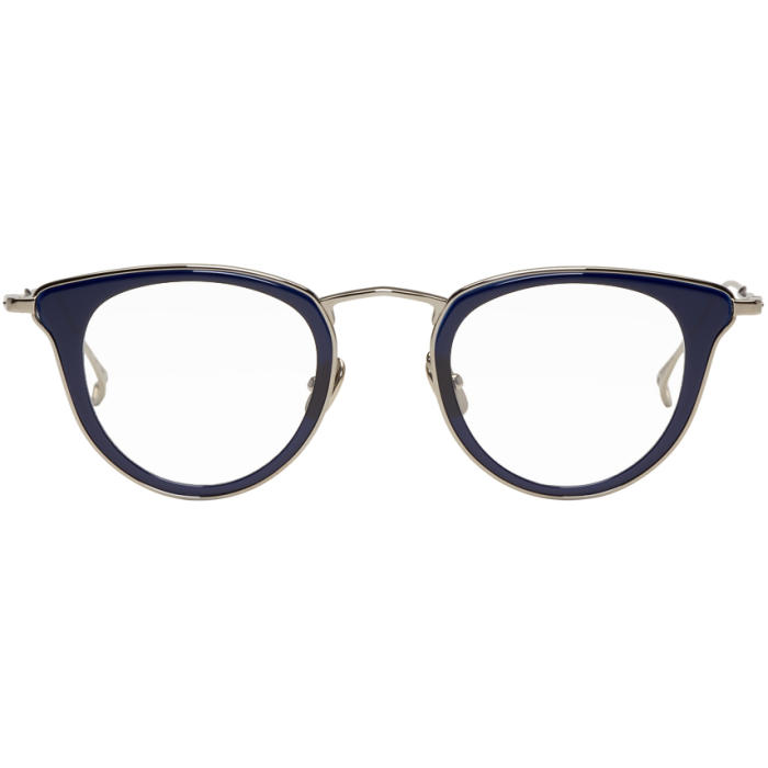 Photo: Issey Miyake Men Navy Boston 3 Glasses