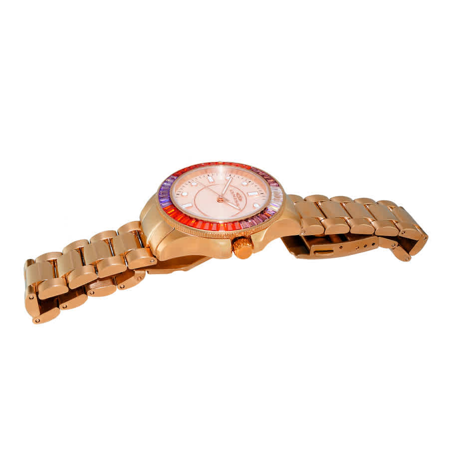 Oniss ON7324 Rose Gold ToneDial Ladies Watch ONJ7324-030SAL-BNSC