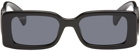 Gucci Black Rectangular Sunglasses