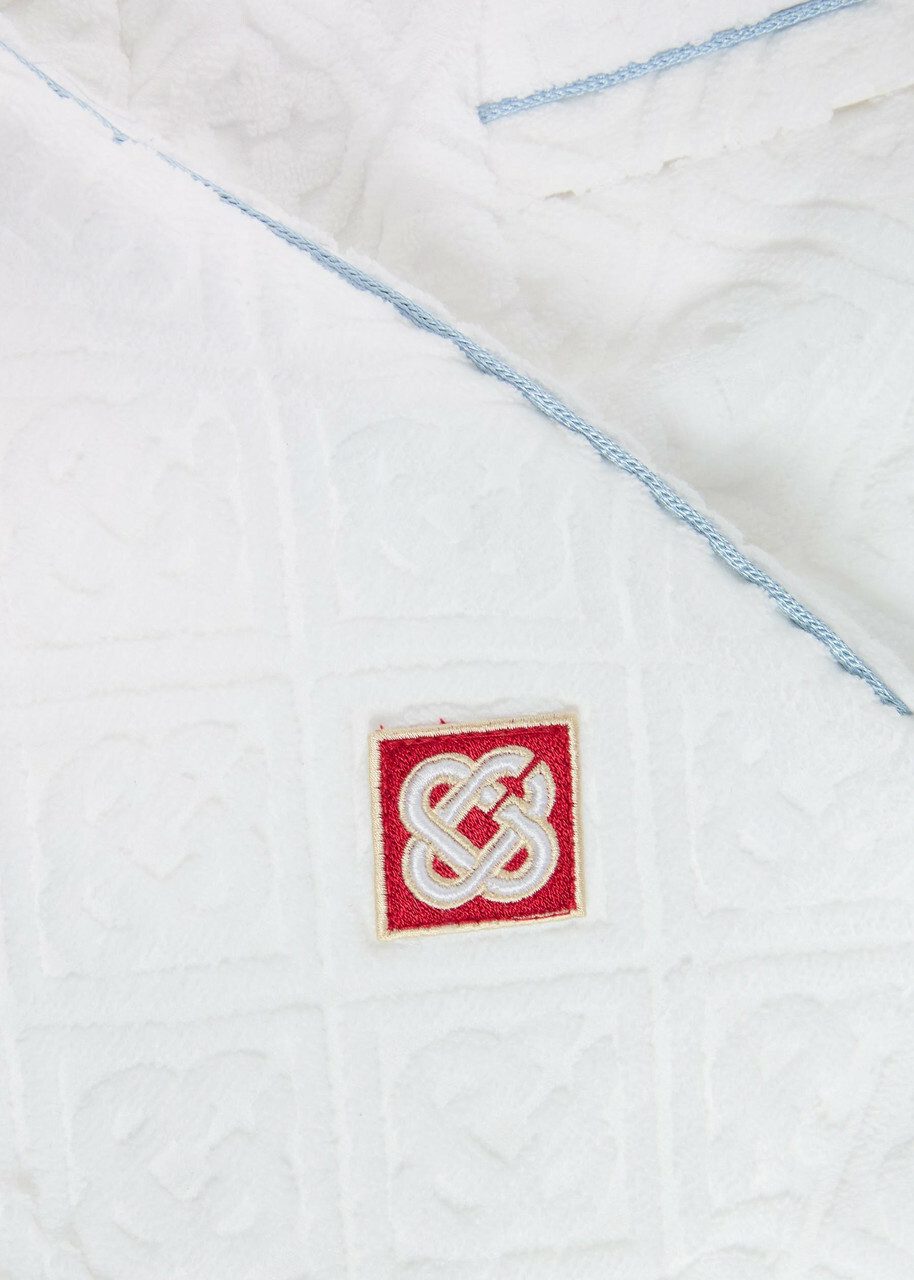 Casablanca Logo-monogrammed Terry Shorts White